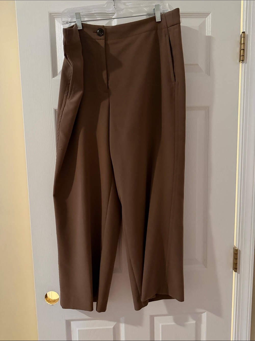 Ann Taylor Factory Chocolate Brown Wide-Leg Pants